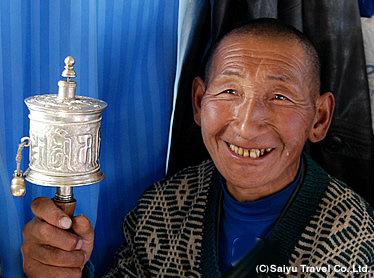 チベット族の巡礼者