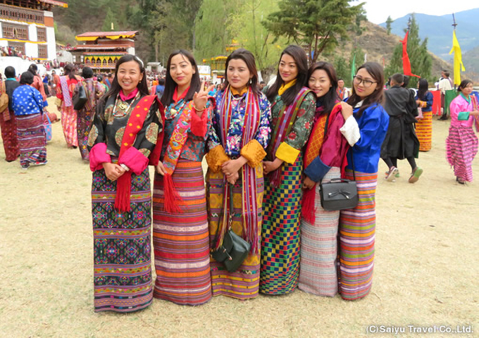 ブータン 民族衣装 キラ - スカートスーツ上下