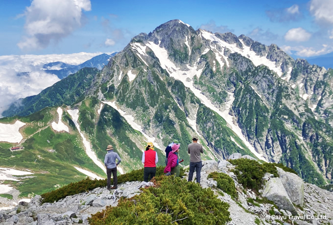 北アルプス縦走 立山三山と静寂の五色ヶ原 薬師岳を越えて折立へ 西遊旅行の添乗員同行ツアー 147号