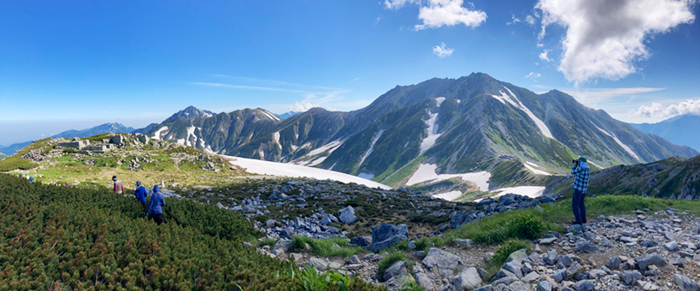 北アルプス縦走 立山三山と静寂の五色ヶ原 薬師岳を越えて折立へ 西遊旅行の添乗員同行ツアー 147号